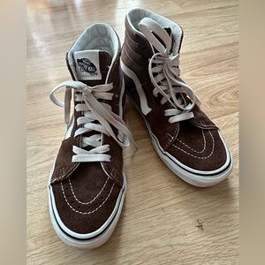 Brown Hi-Top Old Skool Vans